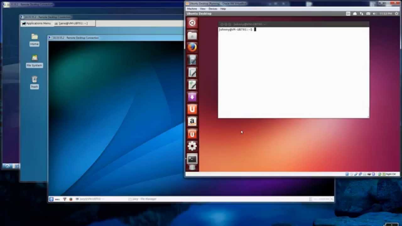 remote desktop for ubuntu 16.04 azure